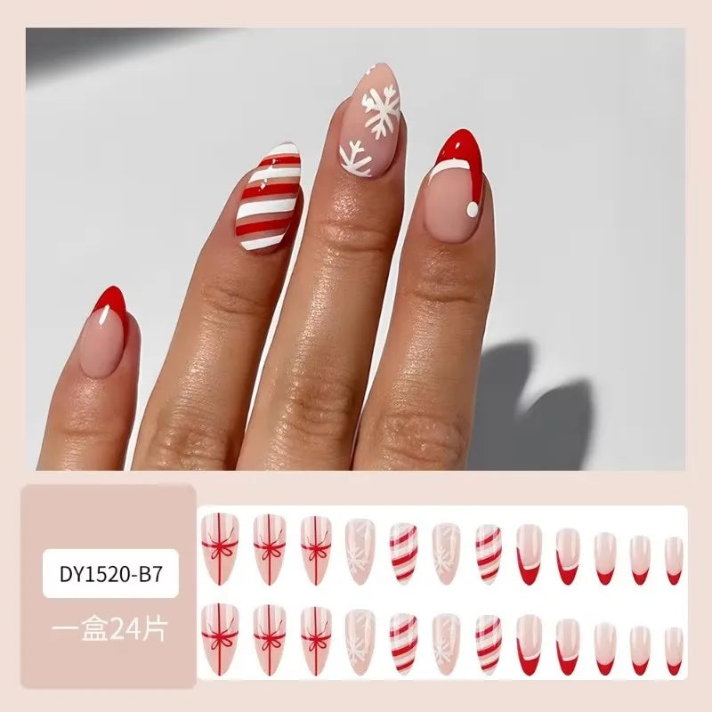 Pretty in Pink – 3D Floral Press-On Nails | Almond 🌸